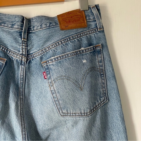Levi’s Premium 501 High Waisted Straight Leg Jeans - Picture 6 of 8